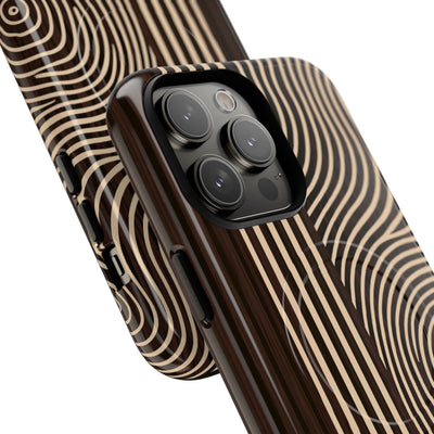 Brown Tough 2.0 Magsafe Phone Case for iPhone - Espresso Sand Ridge