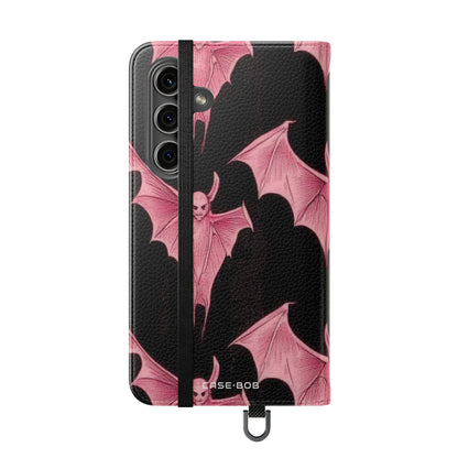 Pink Batwave - Samsung S24 Case - Wallet