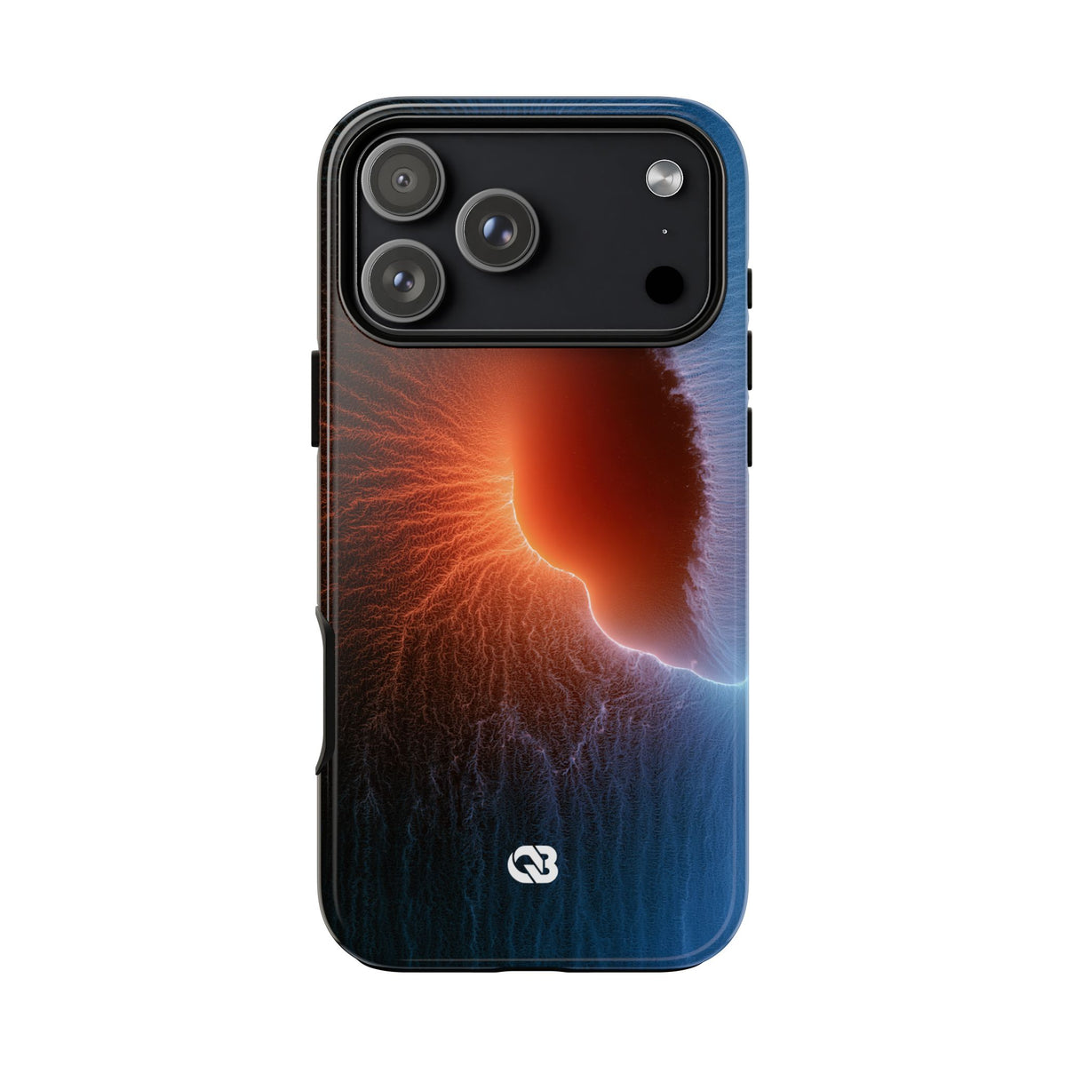 Thermal Aura Pulse · Tough Phone Case for iPhone · Blue