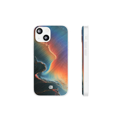 Prismatic Aura Shift · Lite Phone Case for iPhone ·  Blue