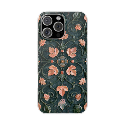 Florentine Rose Arabesque · Lite Phone Case for iPhone ·  Green