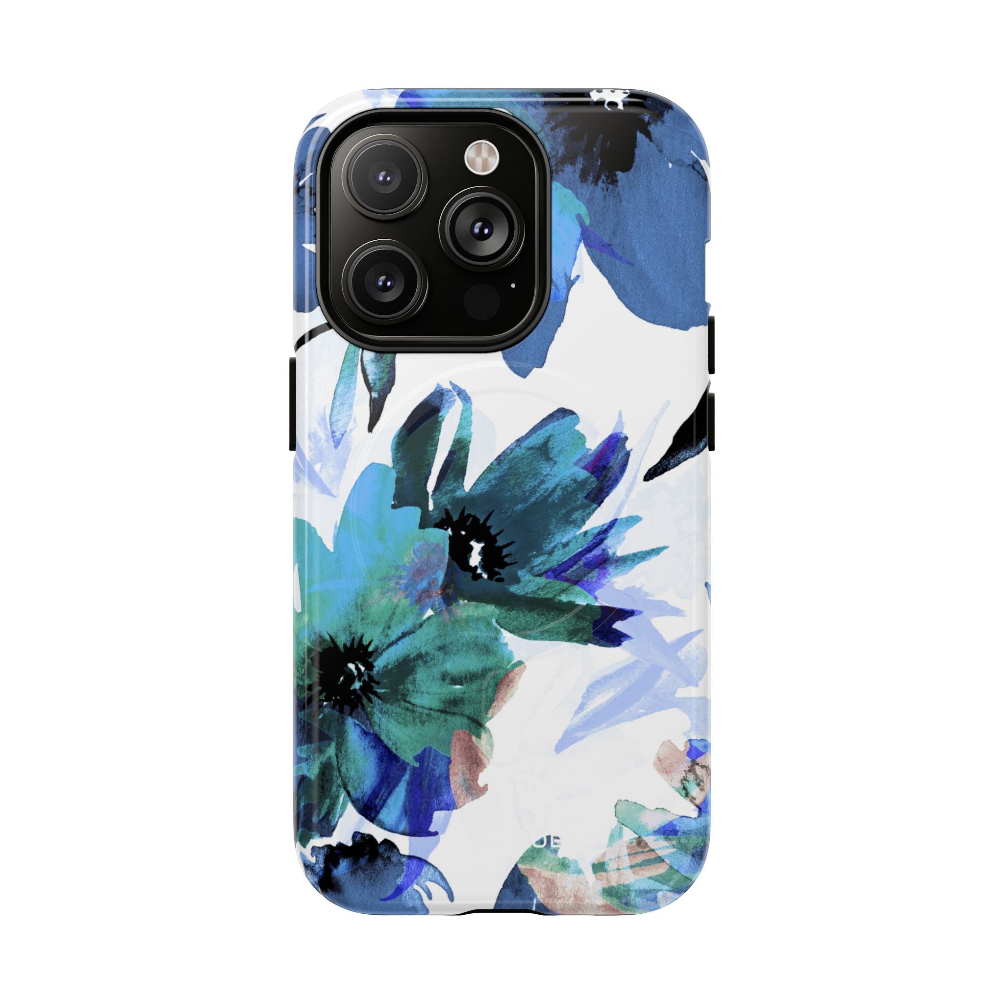 Blue Blossom Radiance iPhone 14 Pro Case - Tough+