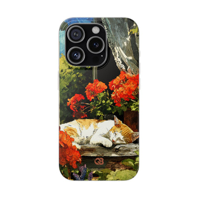 Sleeping Ginger Bloom · Soft Hoesje voor iPhone