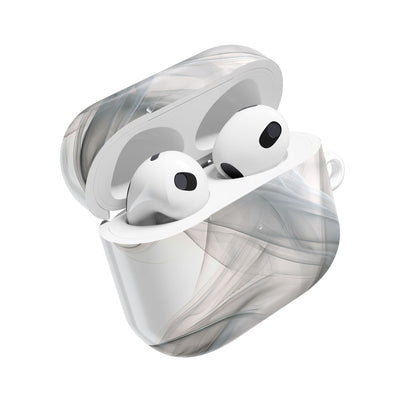 Vapor Noir · Hard Case for AirPods & AirPods Pro · White
