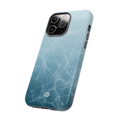 Teal Tough Phone Case for iPhone - Arctic Digital Nexus