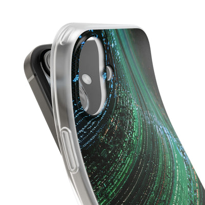Orbital Data Stream · Lite Phone Case for iPhone ·  Green