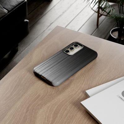 Grey Tough Phone Case for Samsung - Static Vertical Dither