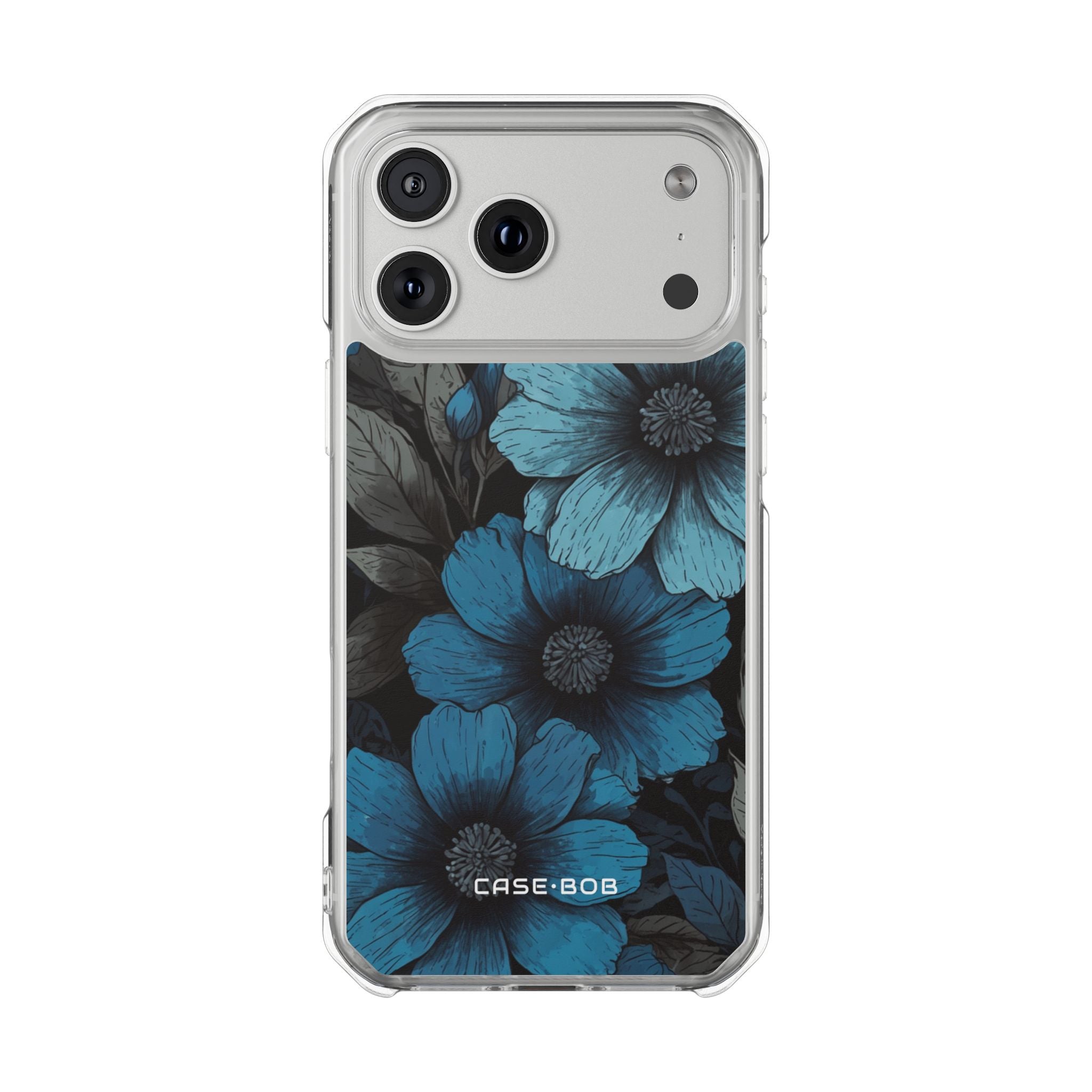 Blå Petal Bloom iPhone 17 Pro Max Cover - Impact