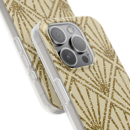 Gold Diamond Radiance iPhone 15 Pro Case - Soft