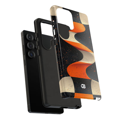Orange Grit Twist · Tough Phone Case for Samsung