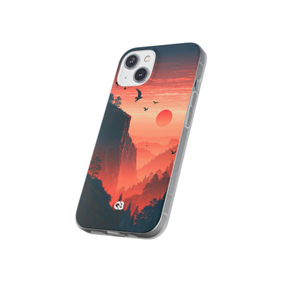 Orange Lite Phone Case for iPhone - Crimson Ridge Flight