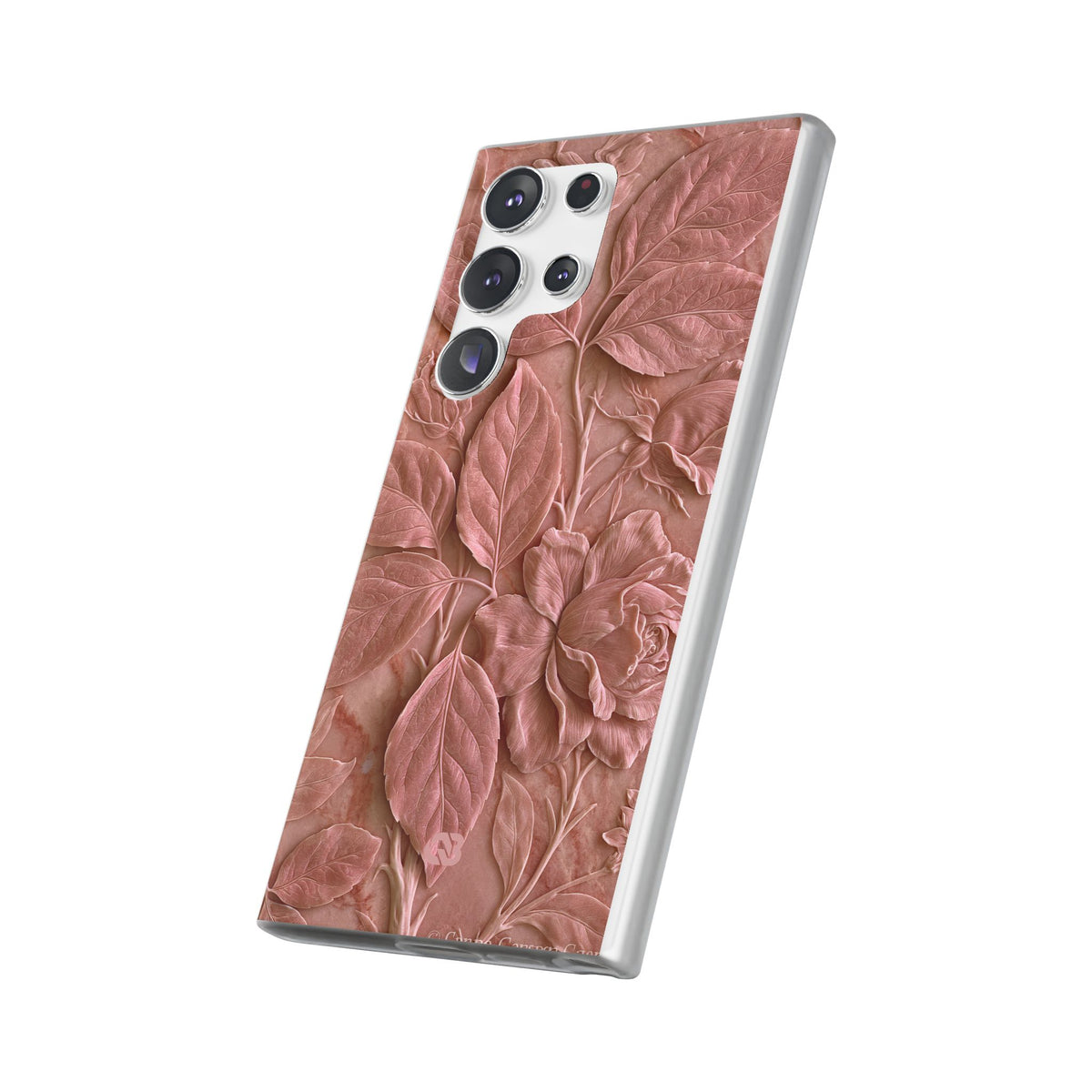 Blush Rose Relief · Lite Phone Case for Samsung · Pink