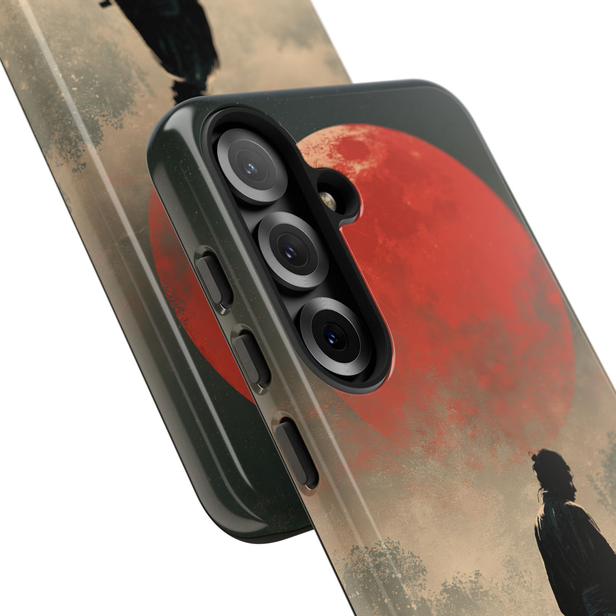 Crimson Moon Ronin · Tough Phone Case for Samsung · Red