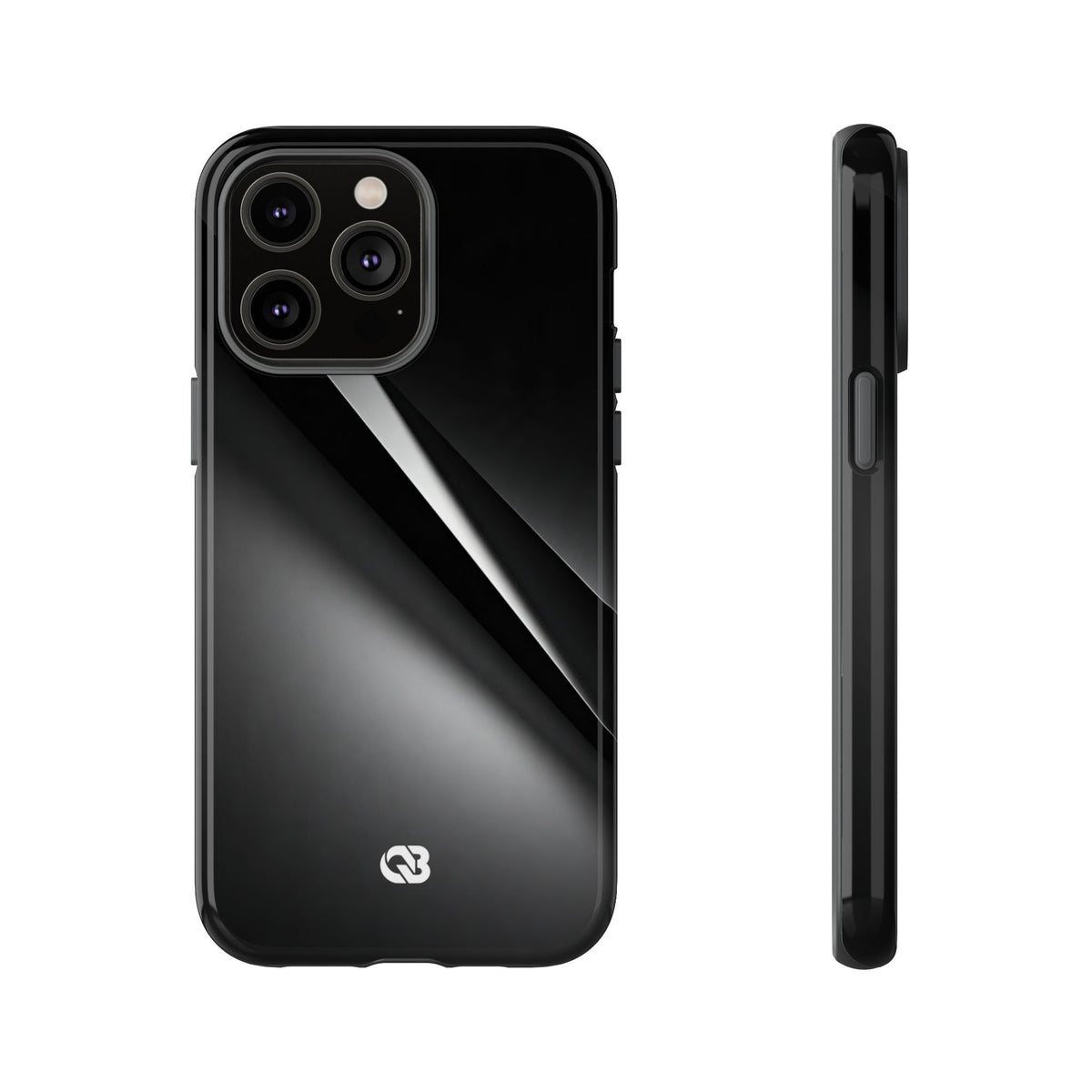 Obsidian Ridge · Tough Phone Case for iPhone · Black