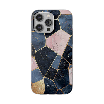 Golden Mosaic iPhone 14 Pro Max Case - Soft