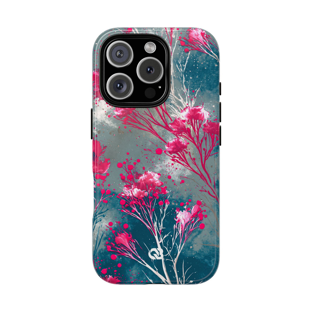 Cyber Blossom · Tough Phone Case for iPhone · Teal