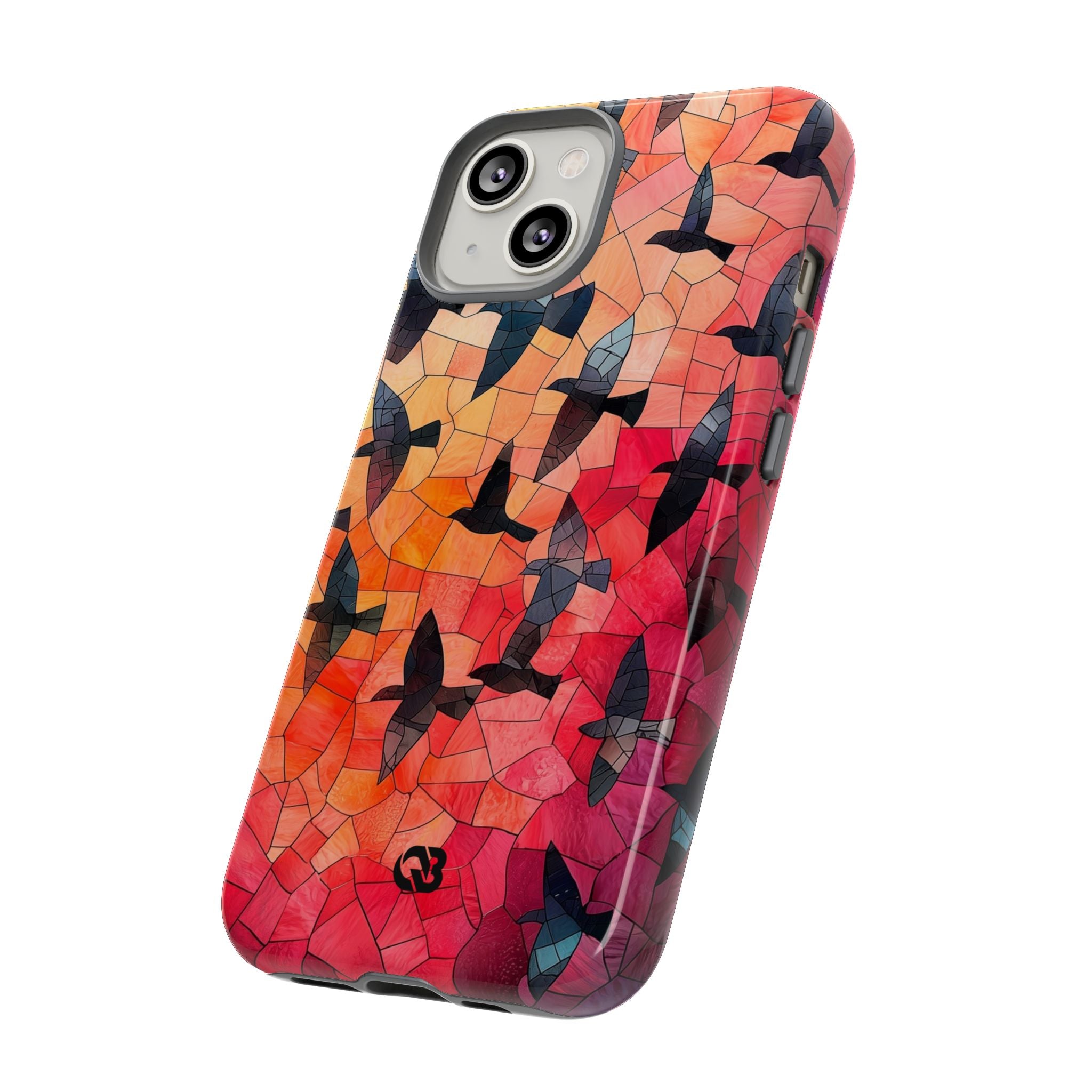 Ember Mosaic Wings · Tough Phone Case for iPhone