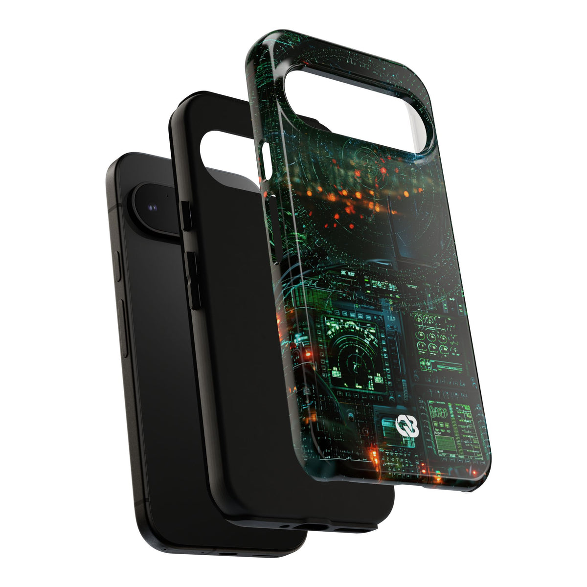 Tactical Avionics HUD · Tough Phone Case for Pixel ·  Green