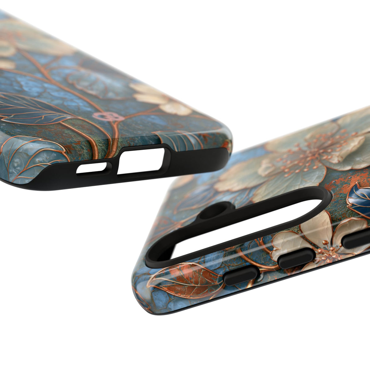 Gilded Blossom Reverie · Tough Phone Case for Samsung · Teal