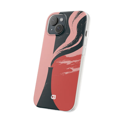 Pink Lite Phone Case for iPhone - Cinder Rose Plume