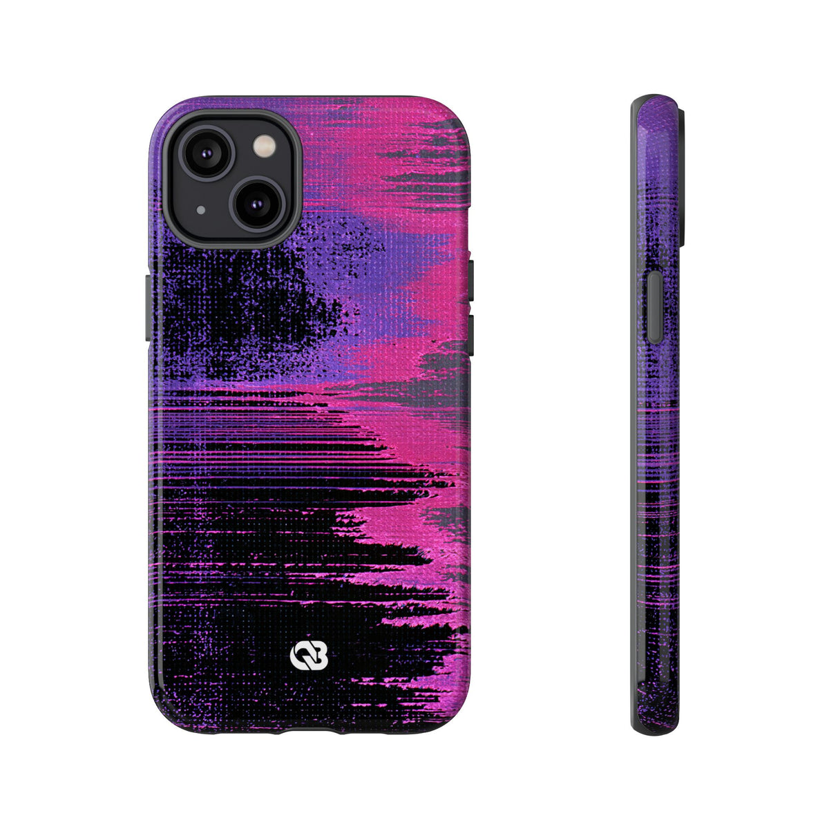 Neon Signal Shift · Tough Phone Case for iPhone · Purple