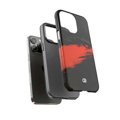 Crimson Raptor Noir · Tough Phone Case for iPhone · Black