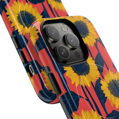Solar Navy Bloom · Tough+ Phone Case for iPhone · Magsafe