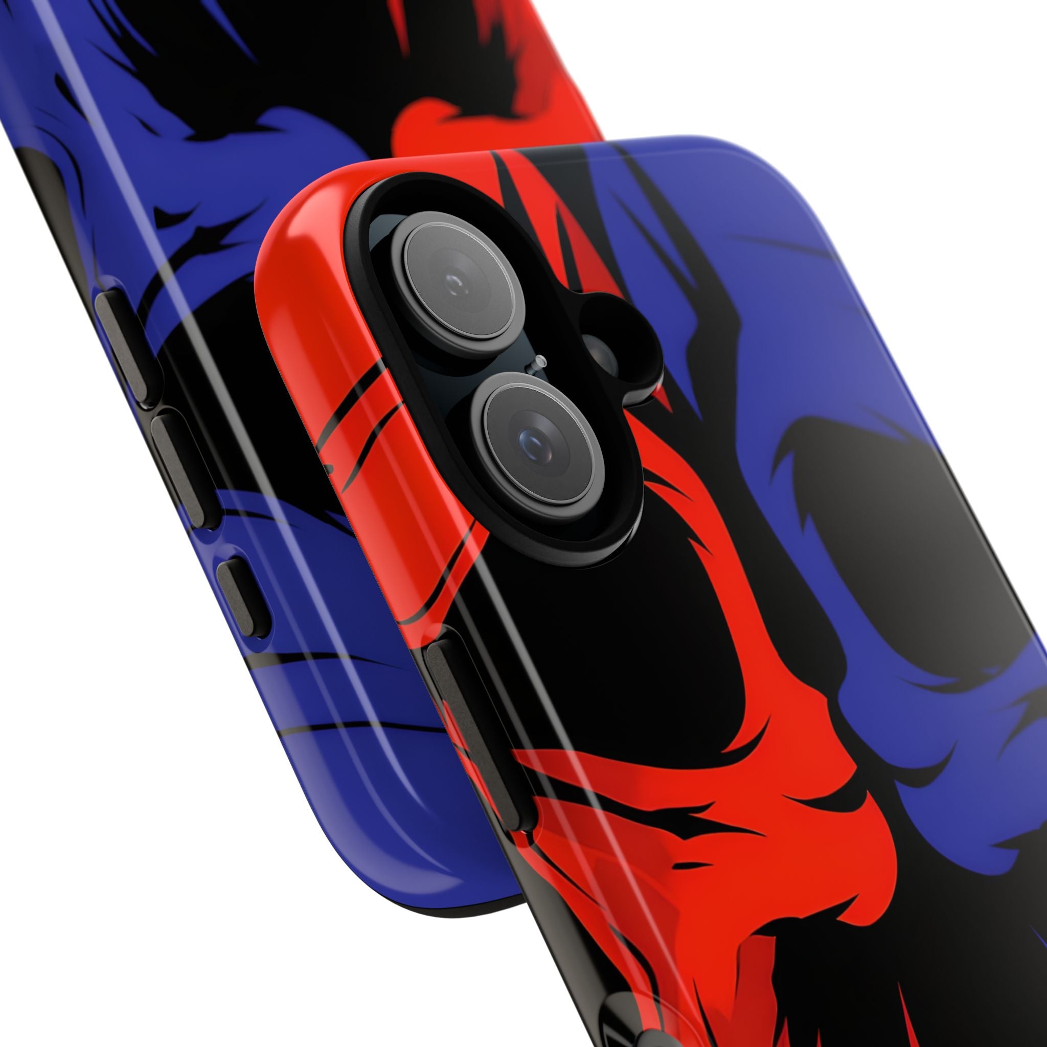 Crimson Cobalt Skulls · Tough Phone Case for iPhone