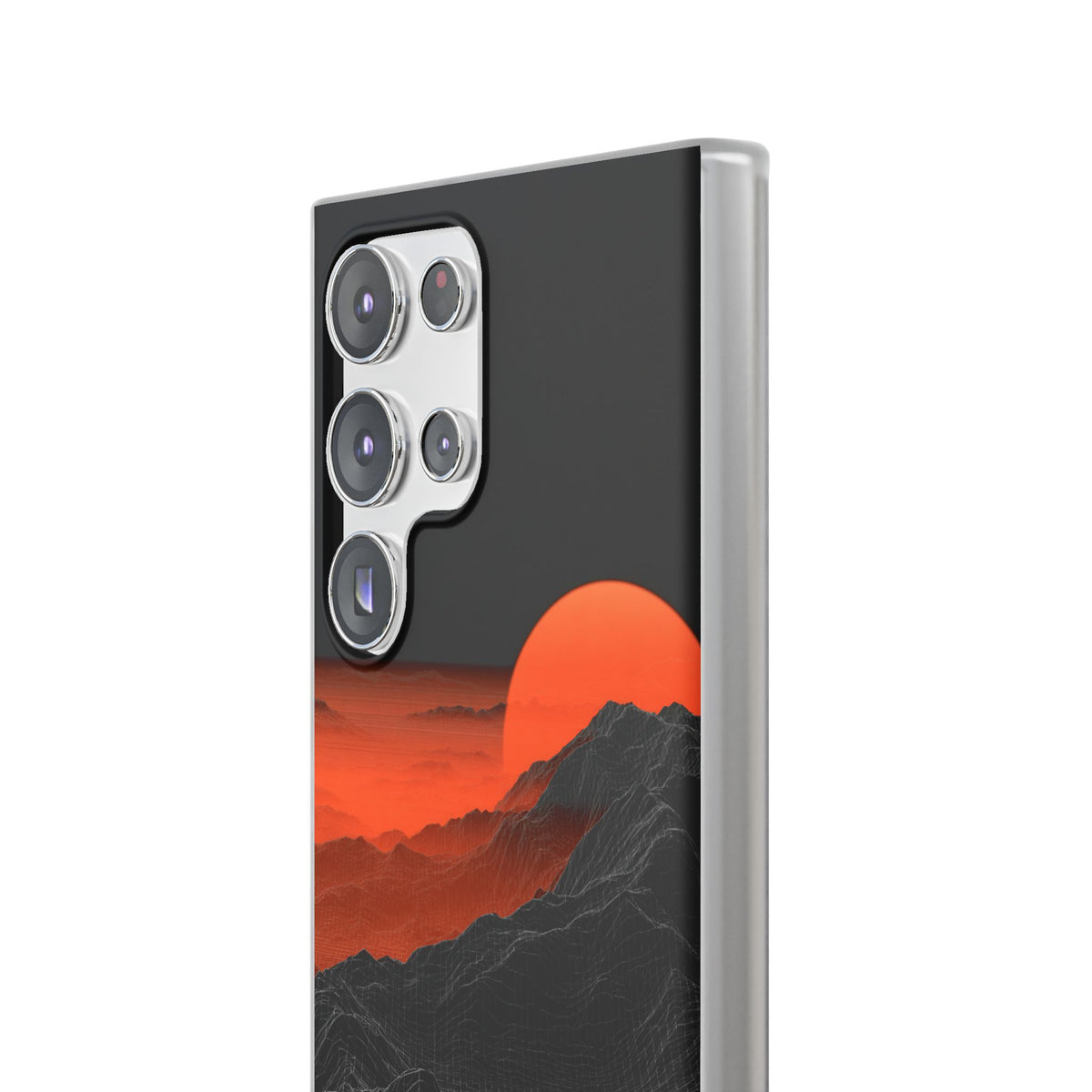 Solar Ridge Mesh · Lite Phone Case for Samsung · Black