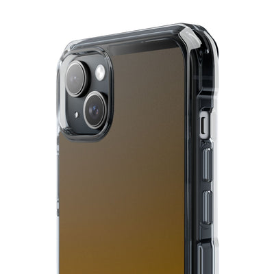 Golden Umber · Clear Impact Magnetic Phone Case for iPhone · Gold