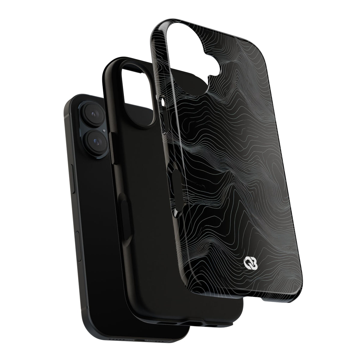 Obsidian Ridge · Tough Phone Case for iPhone · Black