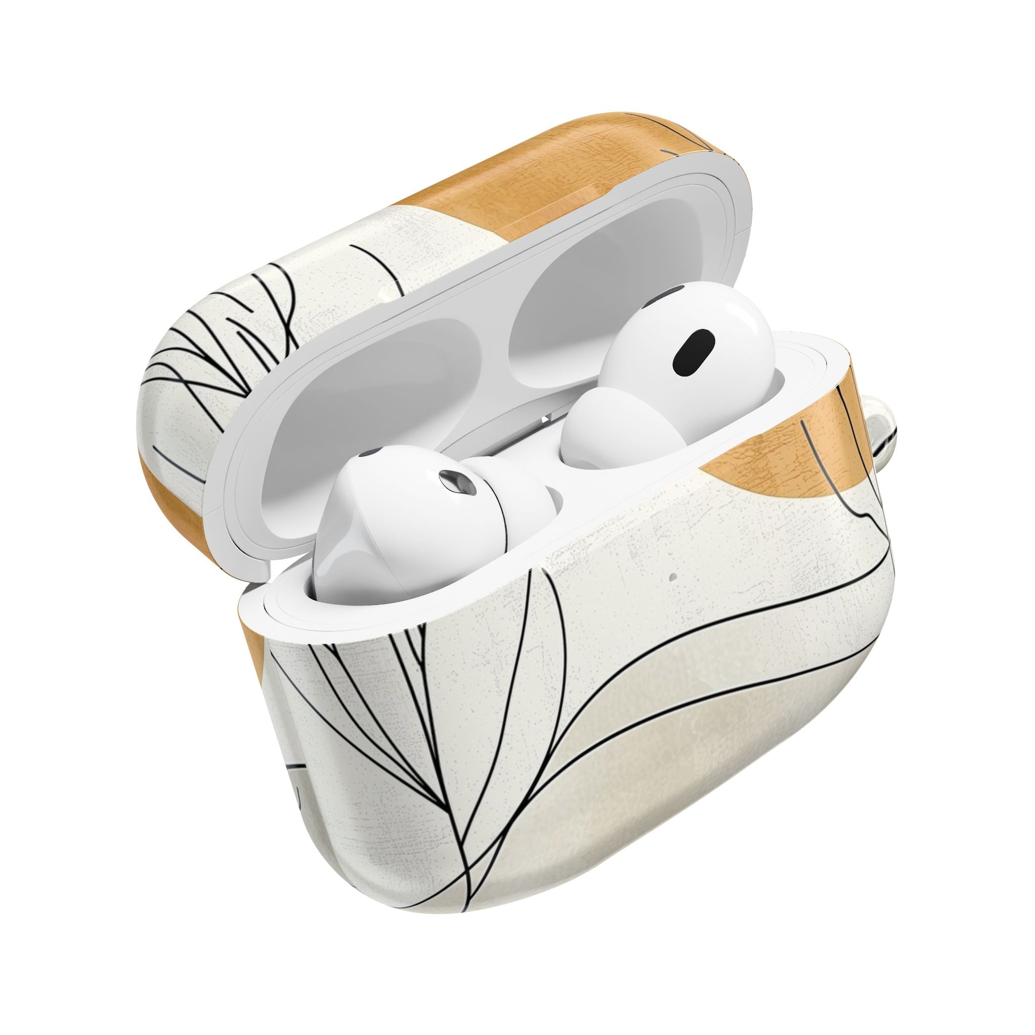 Orange Eclipse Trees - AirPods Case