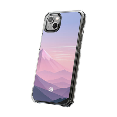 Purple Impact MagSafe Phone Case for iPhone - Lavender Alpine Dawn