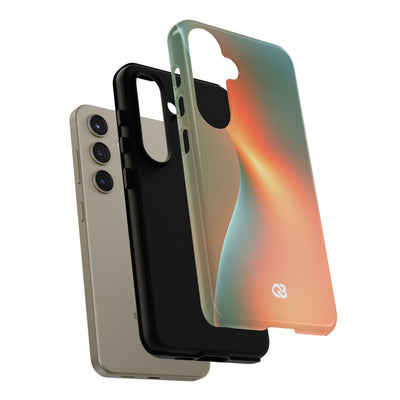 Radiant Contour · Tough Phone Case for Samsung · Orange