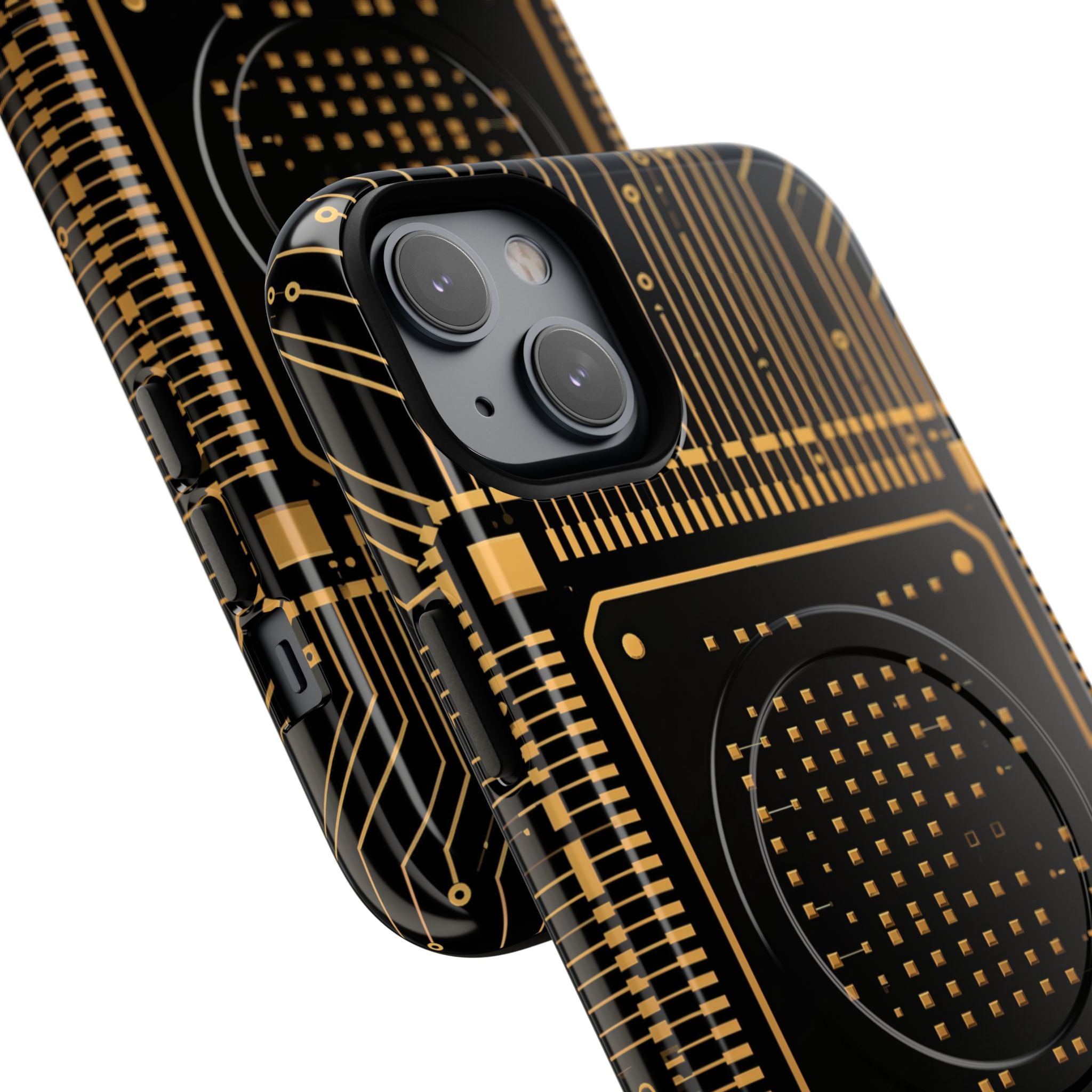 Gold Tough 2.0 Magsafe Phone Case for iPhone - Cyber Gold Processor
