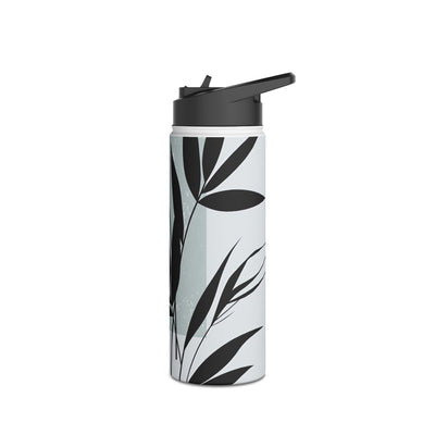 Zen Bamboo Silhouette · Insulated Water Bottle · Green