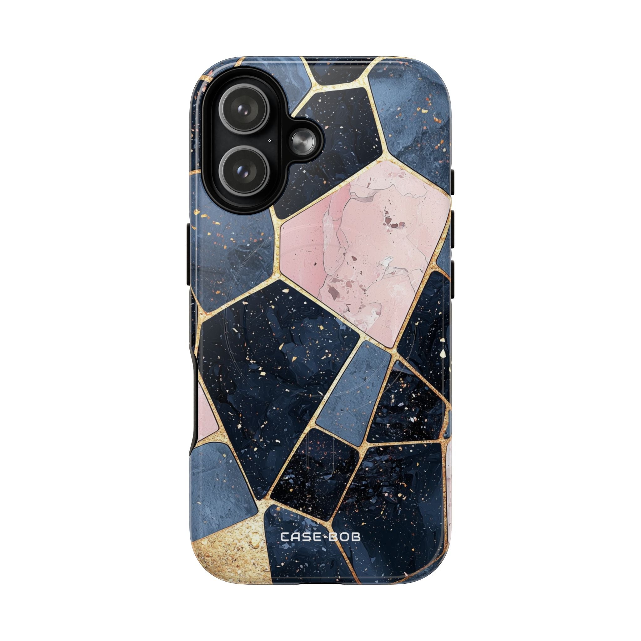 Golden Mosaic iPhone 17 Case - Tough+ - CASE•BOB