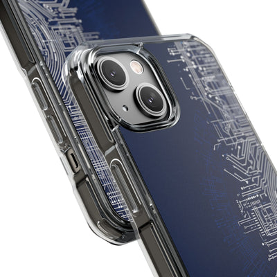 Blue Impact MagSafe Phone Case for iPhone - Cobalt Circuit Logic
