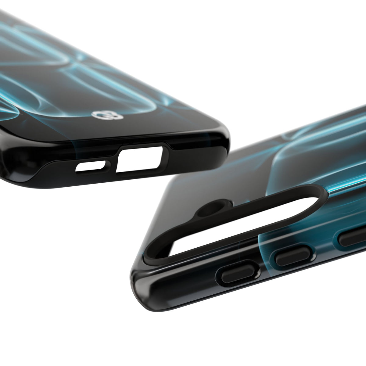 Cyan Core Matrix · Tough Phone Case for Samsung · Blue