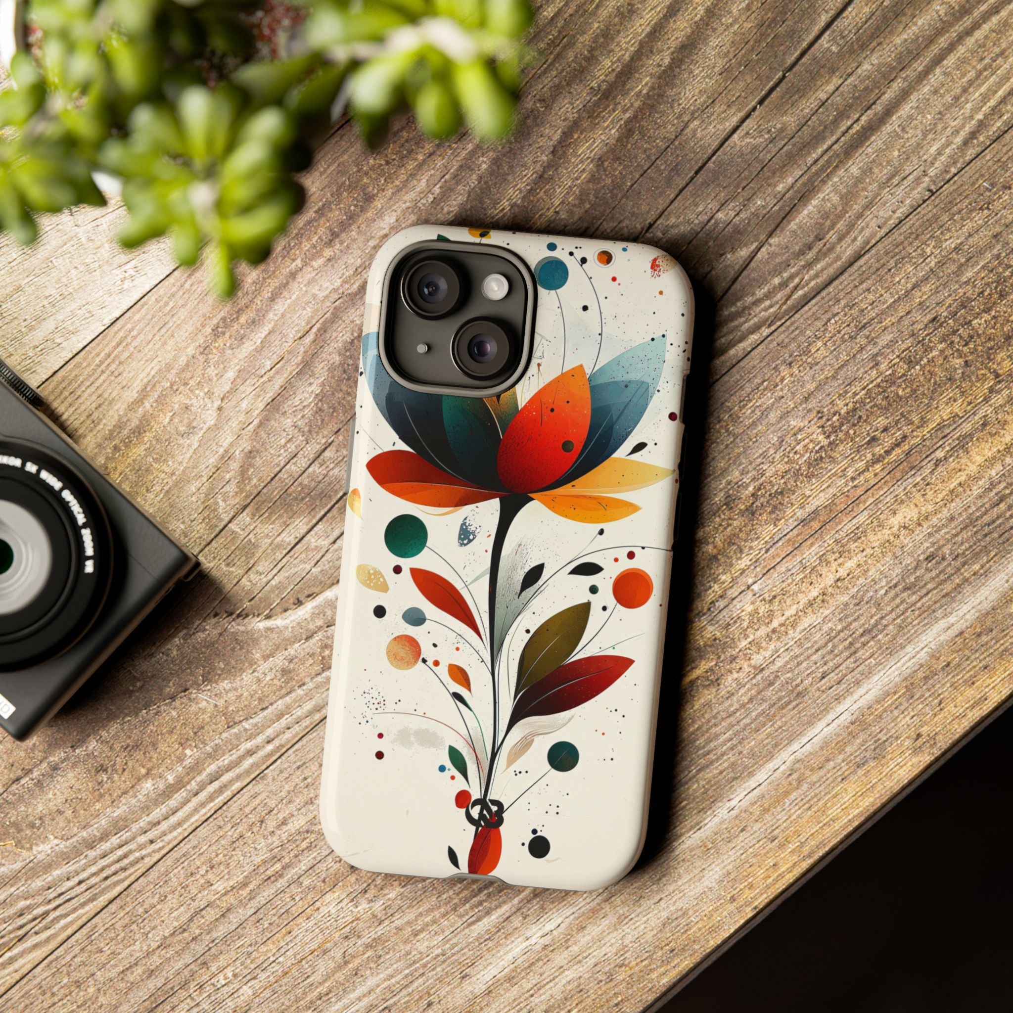 Burnt Petal Abstract · Tough