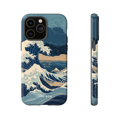 Cresting Blue Wave iPhone 14 Pro Max Case - Tough