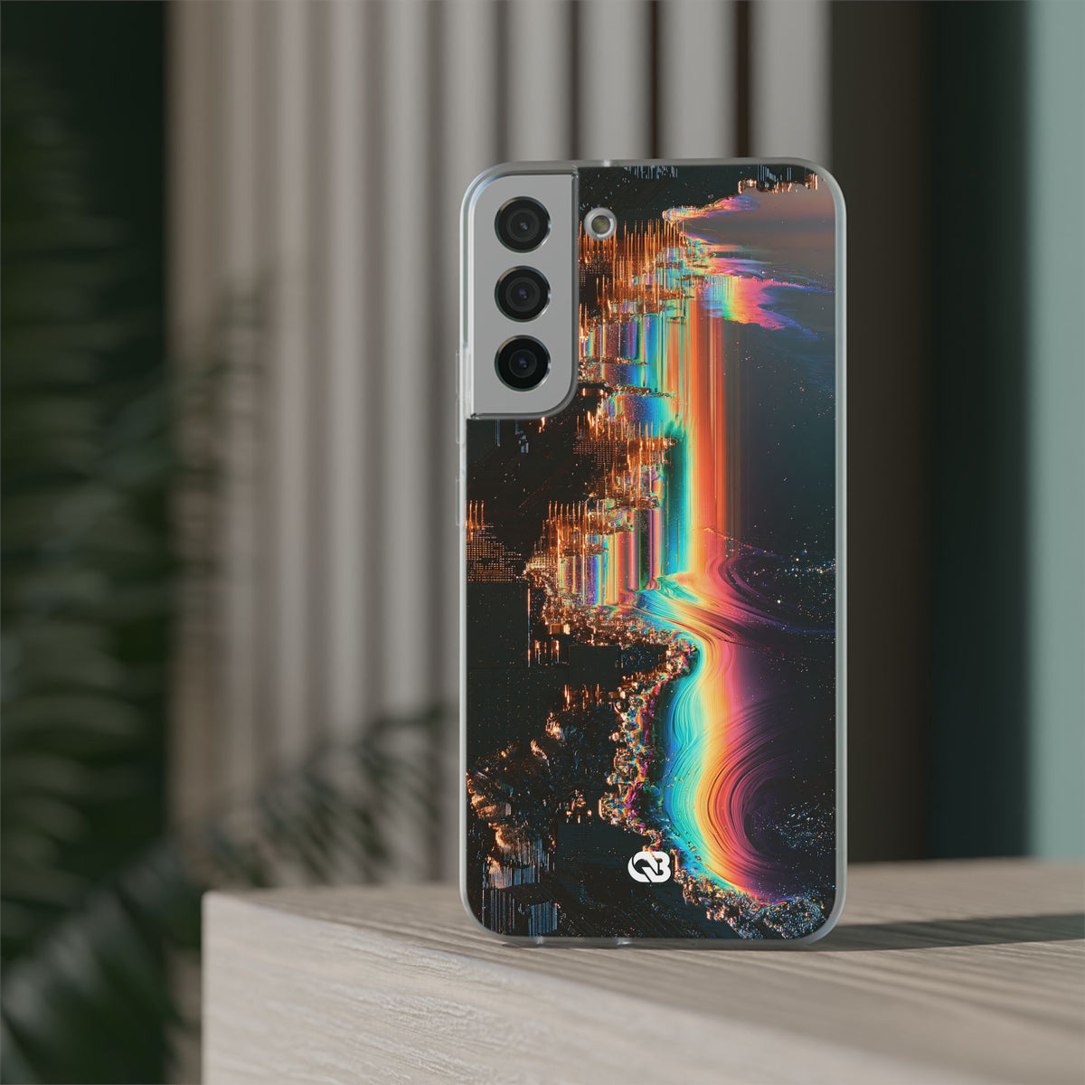 Prismatic Circuit · Lite Phone Case for Samsung · Black