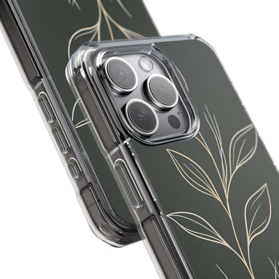 Green Impact MagSafe Phone Case for iPhone - Deep Moss Willow