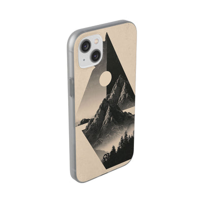 Beige Lite Phone Case for iPhone - Obsidian Summit Parchment