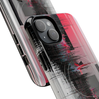 Black Tough 2.0 Magsafe Phone Case for iPhone - Crimson Data Leak