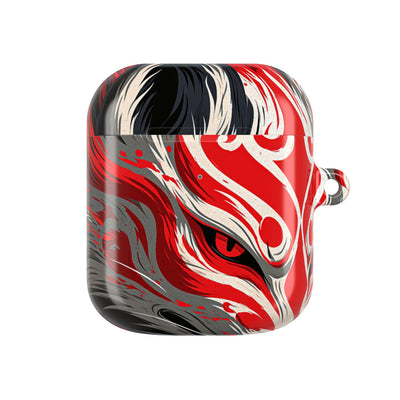 Crimson Kitsune Spirit · Hard Case for AirPods & AirPods Pro · Red