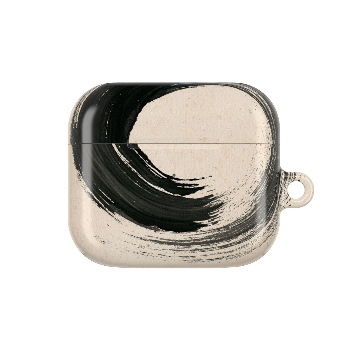 Zen Ensō Circle · Hard Case for AirPods & AirPods Pro · Beige