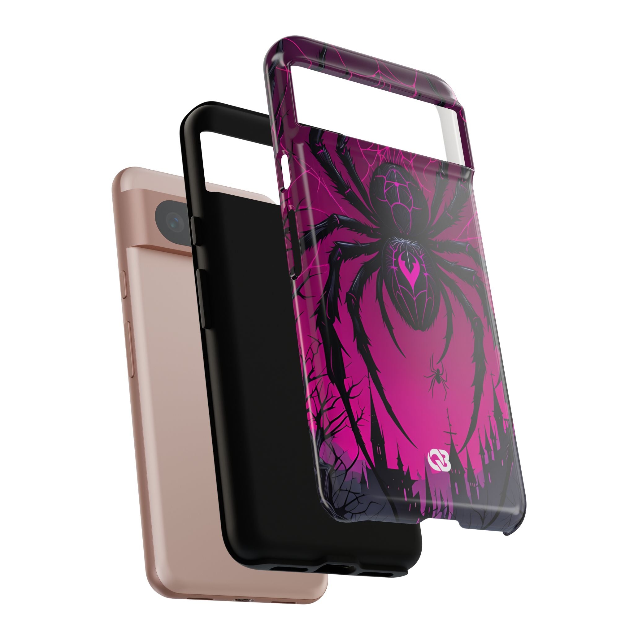 Obsidian Neon Widow · Tough Handyhülle für Google Pixel