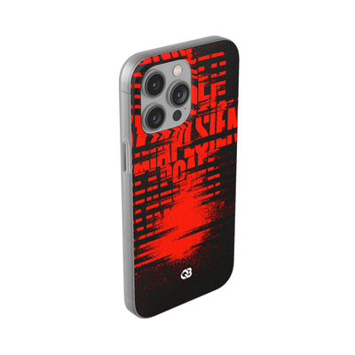 Crimson Redaction · Lite Phone Case for iPhone ·  Black