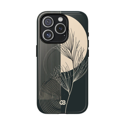 Black Tough 2.0 Magsafe Phone Case for iPhone - Obsidian Sand Willow